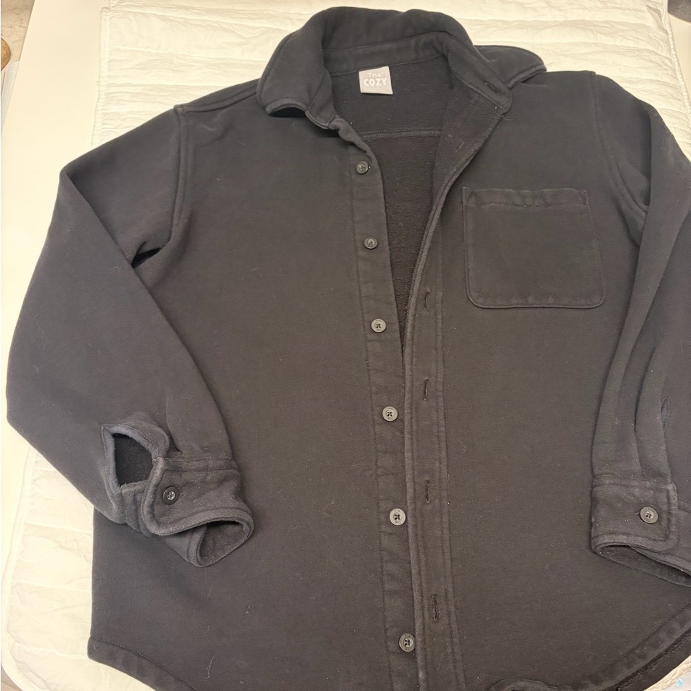 Aritzia TNA Black Shirt Jacket